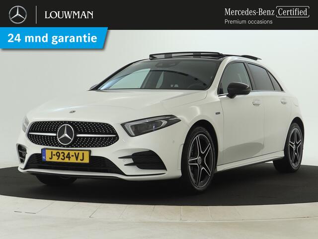 Mercedes-Benz A-KLASSE 250 e Business Solution AMG Limited | AMG Line | Night Pakket | Panorama Schuif-Kanteldak | Sfeerverlichting | Memory Voorstoelen | Inclusief 24 maanden MB Certified garantie voor Europa.