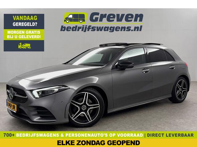 Mercedes-Benz A-KLASSE 180 AMG Pano Sfeer Burmester LED Virtual Memory Camera Cruise Clima Navi PDC 18"LMV