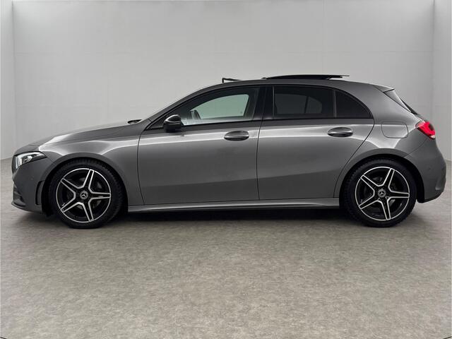Mercedes-Benz A-KLASSE 180 AMG Pano Sfeer Burmester LED Virtual Memory Camera Cruise Clima Navi PDC 18"LMV