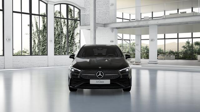 Mercedes-Benz A-KLASSE 180 Business Solution AMG | Nightpakket | Parkeerpakket met achteruitrijcamera | KEYLESS GO | Sfeerverlichting | MULTIBEAM LED | Extra USB-poorten | Verwarmde stoelen vooraan | Spiegelpakket |