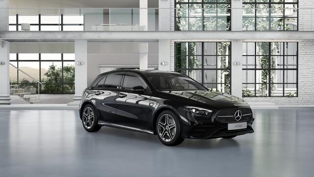 Mercedes-Benz A-KLASSE 180 Business Solution AMG | Nightpakket | Parkeerpakket met achteruitrijcamera | KEYLESS GO | Sfeerverlichting | MULTIBEAM LED | Extra USB-poorten | Verwarmde stoelen vooraan | Spiegelpakket |