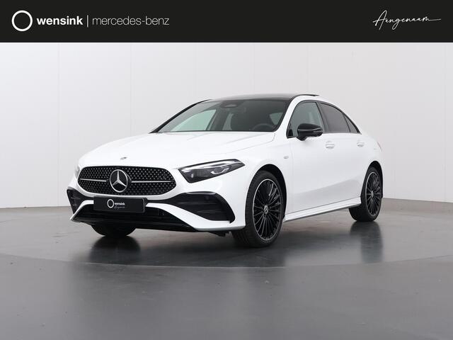 Mercedes-Benz A-KLASSE 250e Limousine Business Solution AMG | Panorama-schuifdak | 360* camera | Stoelverwarming | Sfeerverlichting | Keyless go