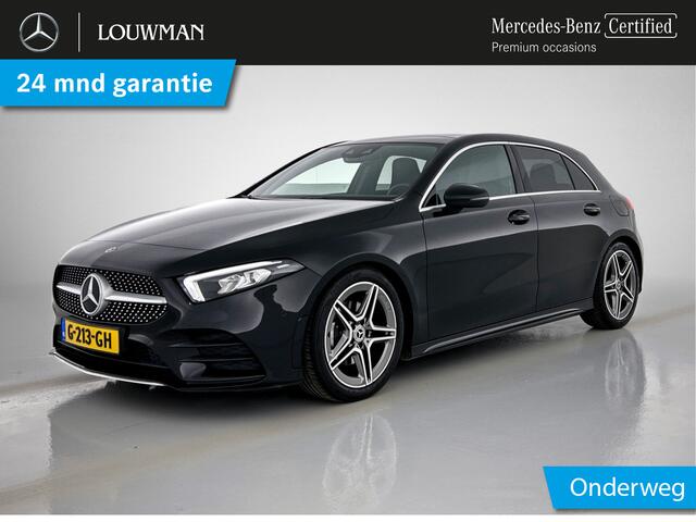 Mercedes-Benz A-KLASSE 160 Business Solution AMG 5 spaaks lichtmetalen velgen | Navigatie | Parking support | Inclusief 24 maanden Mercedes-Benz Certified garantie voor Europa. / Auto Show Tilburg