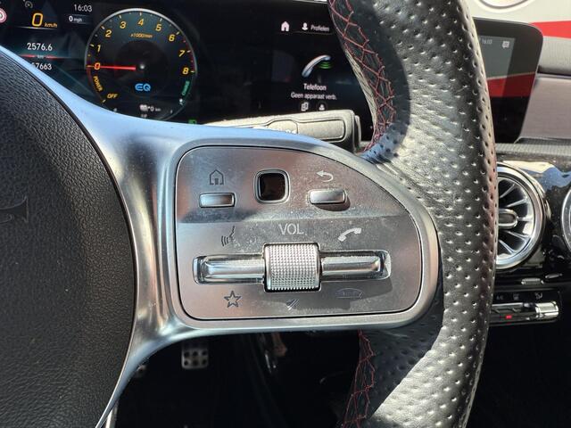 Mercedes-Benz A-KLASSE 250 e Premium 19"/Dodehoek/Camera/Sfeerverlichting/Stoelverwarming/Apple Carplay& Android Auto