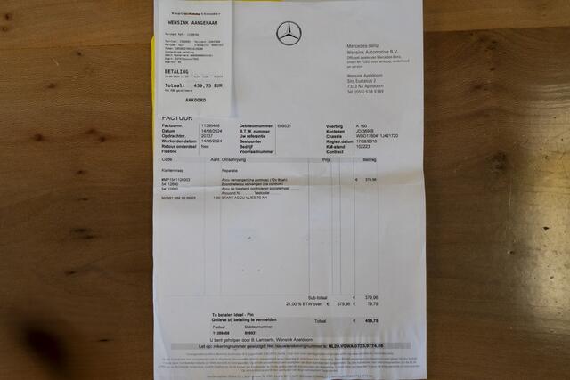 Mercedes-Benz A-KLASSE 160 102 PK Ambition RIJKLAAR INCL: GARANTIE. | Sport Stoelen | 16 inch LMV | Airco | Cr control | Metallic | Navi |