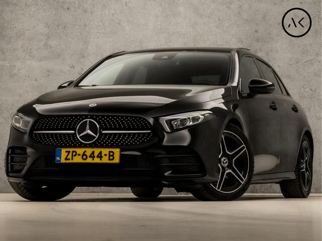 Mercedes-Benz A-KLASSE 180 AMG Sport Night Upgrade (SCHUIFDAK, GROOT NAVI, LEDER/ALCANTARA, STOELVERWARMING, WIDESCREEN, SPORTSTOELEN, CAMERA, GETINT GLAS, NIEUWSTAAT)