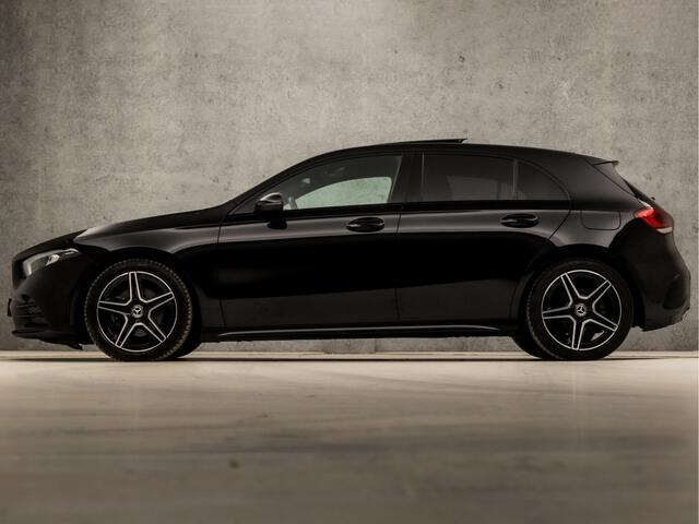 Mercedes-Benz A-KLASSE 180 AMG Sport Night Upgrade (SCHUIFDAK, GROOT NAVI, LEDER/ALCANTARA, STOELVERWARMING, WIDESCREEN, SPORTSTOELEN, CAMERA, GETINT GLAS, NIEUWSTAAT)
