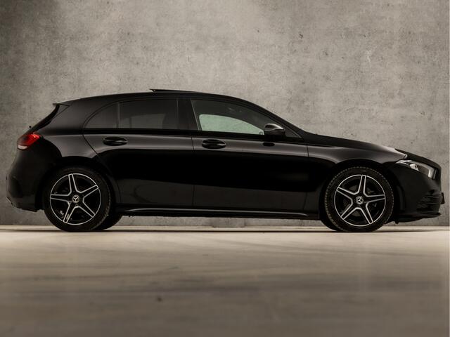 Mercedes-Benz A-KLASSE 180 AMG Sport Night Upgrade (SCHUIFDAK, GROOT NAVI, LEDER/ALCANTARA, STOELVERWARMING, WIDESCREEN, SPORTSTOELEN, CAMERA, GETINT GLAS, NIEUWSTAAT)