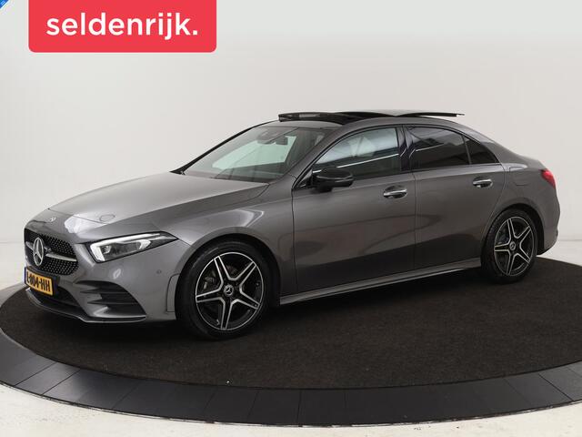 Mercedes-Benz A-KLASSE 200 Business Solution AMG | Panoramadak | Stoelverwarming | Trekhaak | Matrix LED | Memory | Carplay | Keyless | Camera | Sfeerverlichting | Leder/Alcantara | Park Assist