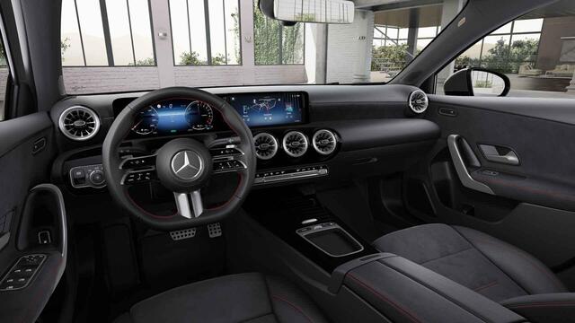 Mercedes-Benz A-KLASSE 250e Business Solution AMG | Panoramaschuifdak | Night | 360°-camera | Stoelverwarming voor