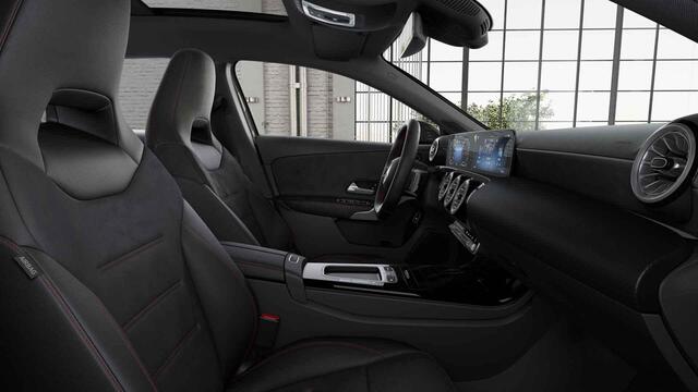 Mercedes-Benz A-KLASSE 250e Business Solution AMG | Panoramaschuifdak | Night | 360°-camera | Stoelverwarming voor