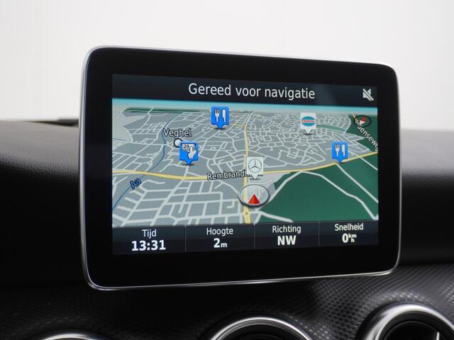 Mercedes-Benz A-KLASSE 180 AUT-7 T-123pk Navi Xenon Sportstoelen+1/2 Leer Hi-Perf-LED Zwarte-Hemel 18''LM Afn.Trekhaak Speedtronic PDC-v+a Flippers Navi 1/2Leer CruiseControl Pdc Ecc Start/Stop Usb Bluetooth Tel. Edition Ambition Zitcomfortpakket Origineel NLse auto EURO6
