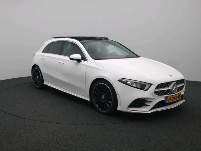 Mercedes-Benz A-KLASSE 180 Business Solution AMG AMG Line | Night Paket | Panorama Schuif-Kanteldak | 19 Inch AMG Velgen. Inclusief 48 maanden MB Certified garantie voor Europa.