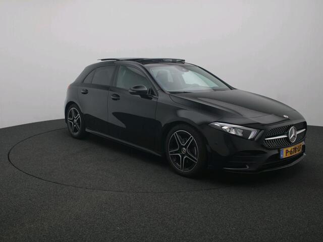 Mercedes-Benz A-KLASSE 180 Business Solution AMG AMG Line | Night Pakket | Panorama Schuif-Kanteldak | Sfeerverlichting | Ledkoplampen. Inclusief 48 maanden MB Certified garantie voor Europa.