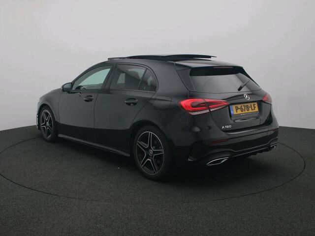 Mercedes-Benz A-KLASSE 180 Business Solution AMG AMG Line | Night Pakket | Panorama Schuif-Kanteldak | Sfeerverlichting | Ledkoplampen. Inclusief 48 maanden MB Certified garantie voor Europa.