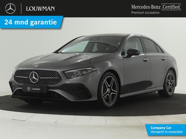 Mercedes-Benz A-KLASSE 180 Star Edition Limited | AMG Line | Nightpakket | Dodehoekassistent | Sfeerverlichting | Parkeerpakket met achteruitrijcamera | Extra USB-poorten | Draadloos oplaadsysteem voor Smartphone | KEYLESS GO-comfortpakket |
