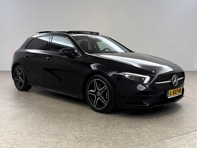 Mercedes-Benz A-KLASSE 180 Business Solution AMG Pano Sfeerverl. Virtual LED Clima Cruise Carplay Navi PDC 18"LMV