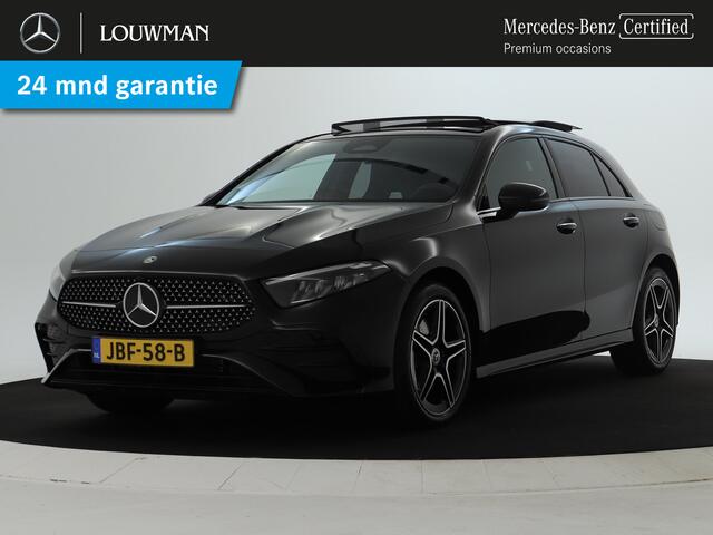 Mercedes-Benz A-KLASSE 250 e AMG Face Lift Plug-In Hybride | Panoramadak | Achteruitrijcamera | Nightpakket | Sfeerverlichting | Inclusief 24 maanden MB Certified garantie voor Europa.