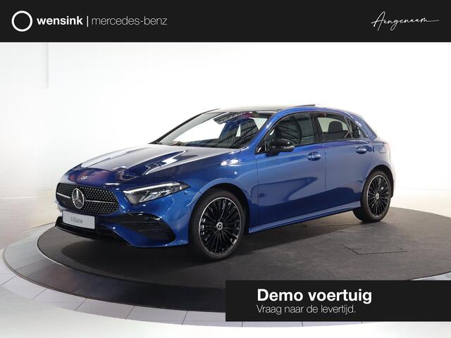 Mercedes-Benz A-KLASSE 250e Star Edition AMG Line | Panoramaschuifdak | Night | 19 inch AMG-velgen | Achteruitrijcamera