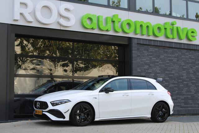 Mercedes-Benz A-KLASSE AMG 35 4MATIC | FACELIFT! | PANO | MEMORY | BURMESTER | DODE HOEK | RODE GORDELS | CAMERA |