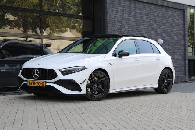 Mercedes-Benz A-KLASSE AMG 35 4MATIC | FACELIFT! | PANO | MEMORY | BURMESTER | DODE HOEK | RODE GORDELS | CAMERA |
