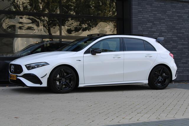 Mercedes-Benz A-KLASSE AMG 35 4MATIC | FACELIFT! | PANO | MEMORY | BURMESTER | DODE HOEK | RODE GORDELS | CAMERA |