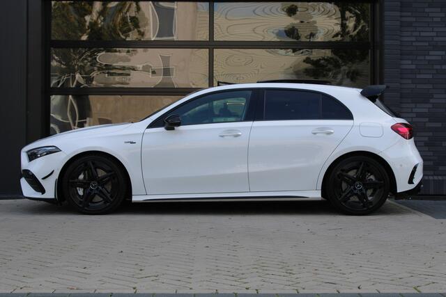 Mercedes-Benz A-KLASSE AMG 35 4MATIC | FACELIFT! | PANO | MEMORY | BURMESTER | DODE HOEK | RODE GORDELS | CAMERA |