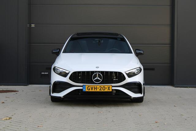 Mercedes-Benz A-KLASSE AMG 35 4MATIC | FACELIFT! | PANO | MEMORY | BURMESTER | DODE HOEK | RODE GORDELS | CAMERA |