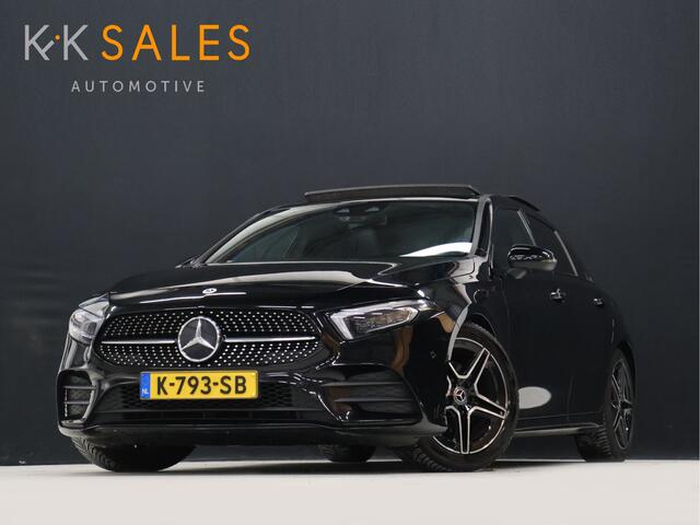 Mercedes-Benz A-KLASSE 180 Business Solution AMG [SCHUIFKANTELDAK, CAMERA, PDC 360, MEMORY SEATS, CRUISE CONTROL, STOELVERWARMING, SFEERVERLICHTING, BLUETOOTH TELEFOON, NIEUWSTAAT]