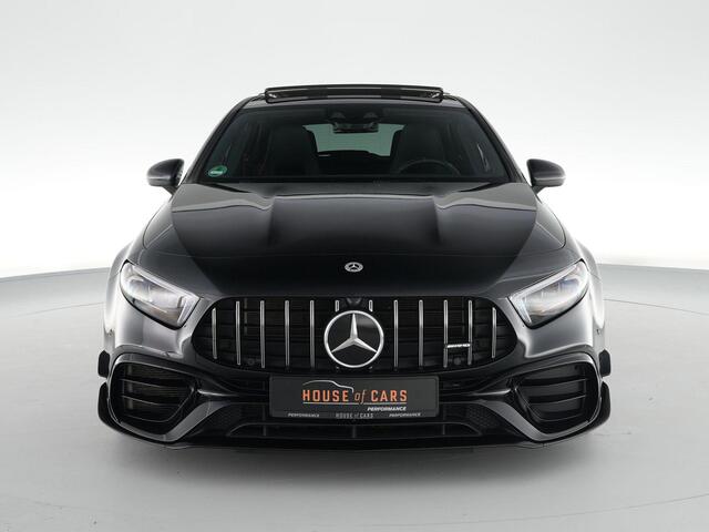 Mercedes-Benz A-KLASSE 45S AMG 420pk 4MATIC+ Premium Plus |Aero pakket|panoramadak|Burmester|memory|Apple Carplay|stoelverwarming|ambient light|draadloos laden|achteruitrijcamera|