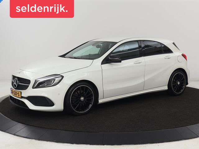Mercedes-Benz A-KLASSE 160 AMG Night Edition Plus | Origineel NL | Leder/Alcantara | Full LED | Park Assist | Trekhaak | Cruise control | Airco | Sportstoelen | Getint glas | Bluetooth
