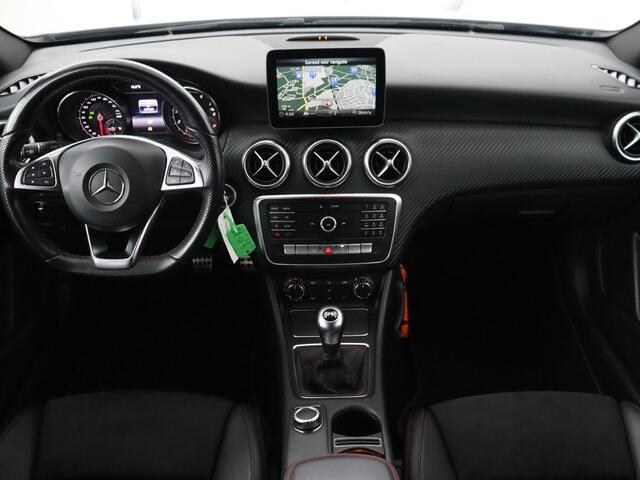 Mercedes-Benz A-KLASSE 160 AMG Night Edition Plus | Origineel NL | Leder/Alcantara | Full LED | Park Assist | Trekhaak | Cruise control | Airco | Sportstoelen | Getint glas | Bluetooth