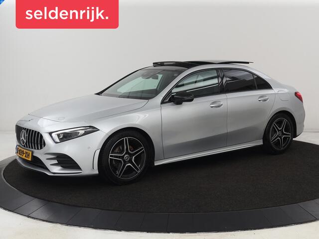 Mercedes-Benz A-KLASSE 200 AMG | Panoramadak | Carplay | Memory | Matrix LED | Leder/Alcantara | Keyless | Sfeerverlichting | Camera | Park Assist | Navigatie | Widescreen