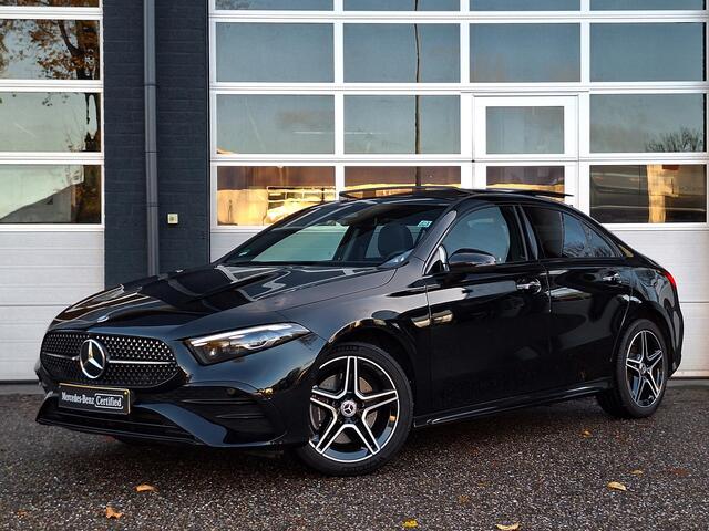 Mercedes-Benz A-KLASSE 250 e AMG Line | Premium | Night pakket | Panoramadak | Achteruitrijcamera | Stoelverwarming | Multibeam LED | Sfeerverlichting | Dodehoekassistentie | Keyless-GO
