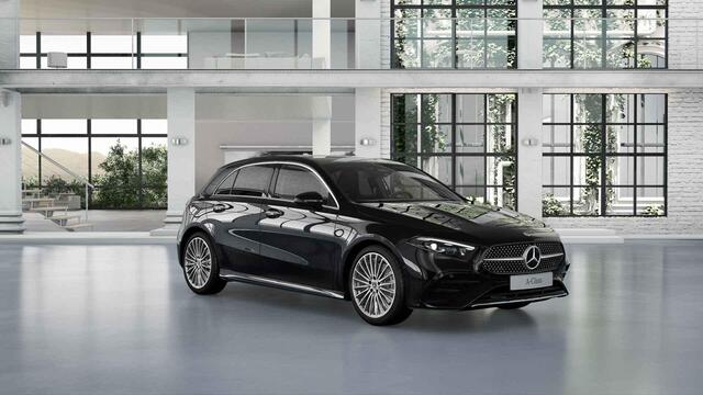 Mercedes-Benz A-KLASSE 250e Business Solution AMG | Panoramaschuifdak | Stoelverwarming | Achteruitrijcamera | MULTIBEAM LED | Night Pakket |