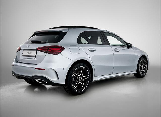 Mercedes-Benz A-KLASSE 250 e Business Solution AMG | Nightpakket | Panoramaschuifdak | Multibeam LED | Stoelverwarming voor | Smartphone integratie | KEYLESS GO | Extra USB-poorten |