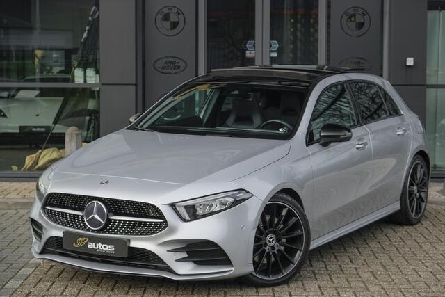 Mercedes-Benz A-KLASSE A220 AMG 190pk Panoramadak Widescreen Night pakket 19" LMV Sfeerverlichting