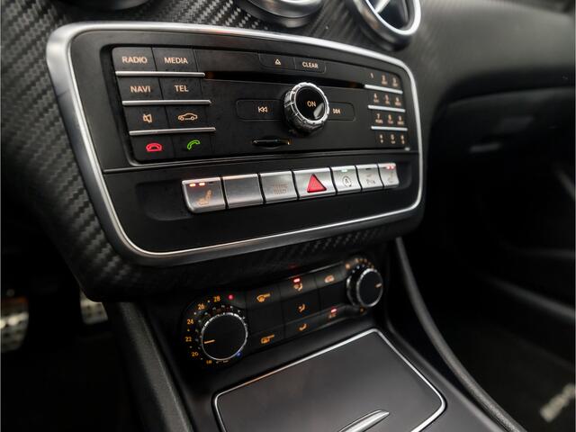 Mercedes-Benz A-KLASSE 180 AMG Sport Automaat (GROOT NAVI, LEDER/ALCANTARA, DIAMOND GRILL, STOELVERWARMING, SPORTSTOELEN, PARKEERSENSOREN, NIEUWE APK, NIEUWSTAAT)
