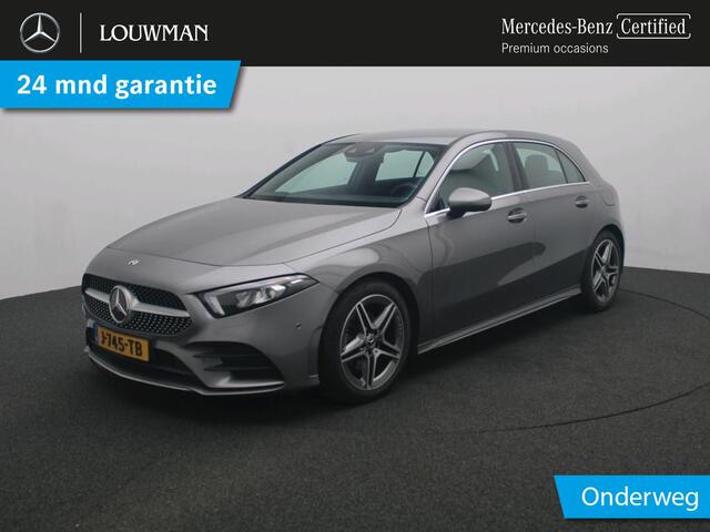 Mercedes-Benz A-KLASSE 180 Business Solution AMG AMG Line | Achteruitrijcamera | Apple CarPlay | Spiegelpakket | Dodehoekassistent. Inclusief 48 maanden Mercedes-Benz Certified garantie voor Europa.