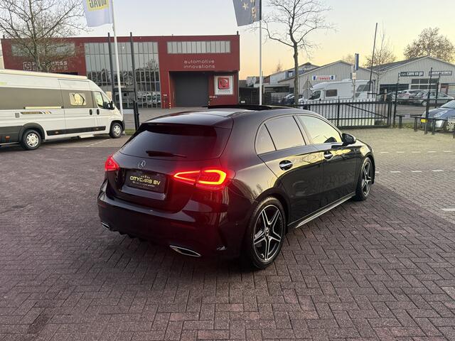 Mercedes-Benz A-KLASSE 200 Launch Edition Premium AMG-Line automaat panoramadak navigatie climate ctr cruise ctr leder keyless-go lmv 18 inch dealer onderhouden