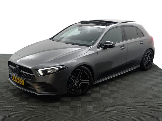 Mercedes-Benz A-KLASSE 200 AMG Tiffany Premium Plus Aut- 19dkm, Panoramadak, Sfeerverlichting, Camera, Stoelverwarming, Custom