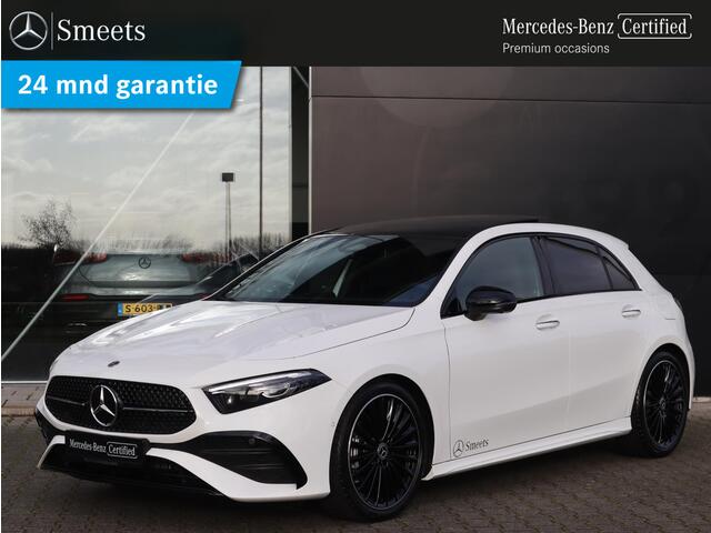 Mercedes-Benz A-KLASSE 180 Star Edition AMG Line Plus | Panoramadak | Navigatie | 360 camera | Keyless Entry | Dodehoekassistent | Automaat