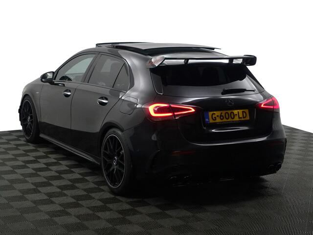 Mercedes-Benz A-KLASSE 250 AMG Premium Plus Aut- Sport uitlaat, Panoramadak, Sfeerverlichting, Aero Package, Yellow Art