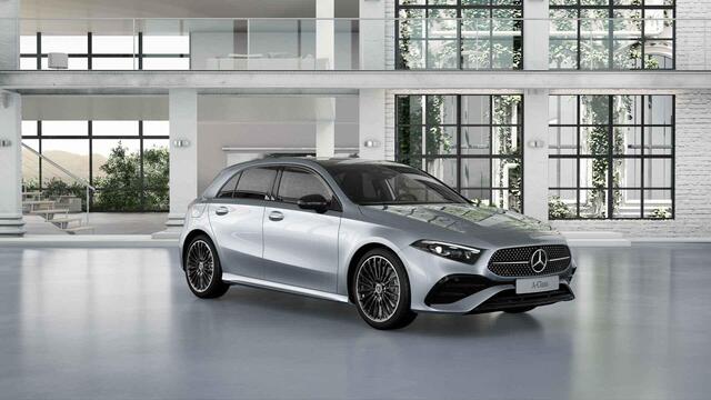Mercedes-Benz A-KLASSE 250e Business Solution AMG | Panoramaschuifdak | Stoelverwarming | Achteruitrijcamera | MULTIBEAM LED | Night Pakket |