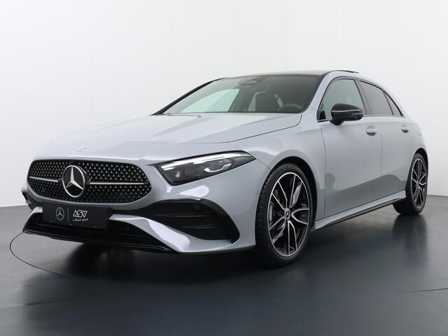 Mercedes-Benz A-KLASSE 180 Business Solution AMG | Panorama - Schuifdak | Burmester Surround Sound | Memorystoelen | Head-Up Display | 360° Camera | Multibeam Led | Apple Carplay & Android Auto
