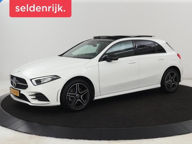 Mercedes-Benz A-KLASSE 250e AMG | Panoramadak | Stoelverwarming | Carplay | Leder/Alcantara | Camera | Sfeerverlichting | Navigatie | Park Assist | Climate control | PHEV | Plug In