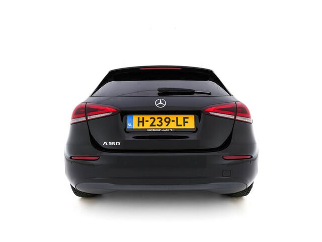 Mercedes-Benz A-KLASSE 160 Business Solution (INCL-BTW) *LEATHER- FABRIC | FULL-LED | WIDE-SCREEN-COCKPIT | CAMERA | NAVI-FULLMAP | HEATED-COMFORTSEATS | ECC | PRIVACY-GLASS | PDC | KEYLESS | CRUISE | CARBON-INLAY | 16''ALU*