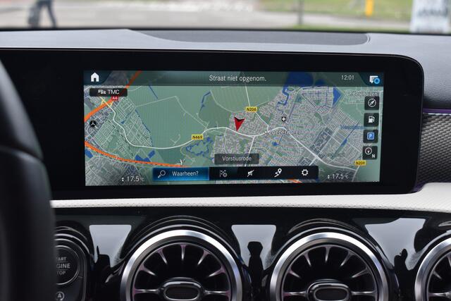 Mercedes-Benz A-KLASSE 180 Business Solution Luxury | 1e Eigenaar | Lederen bekleding | Navigatie | Sfeerverlichting | 12 mnd BOVAG garantie | Whatsapp 06-53188999