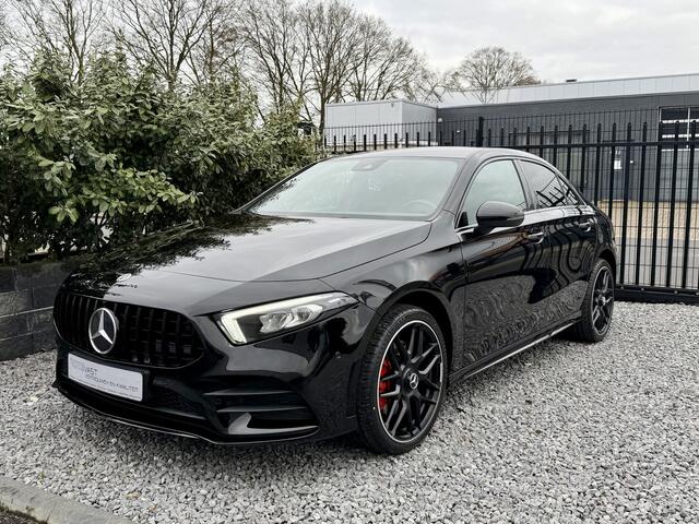 Mercedes-Benz A-KLASSE A250e Limousine AMG Sfeer|Night|Camera|Leer Zwart