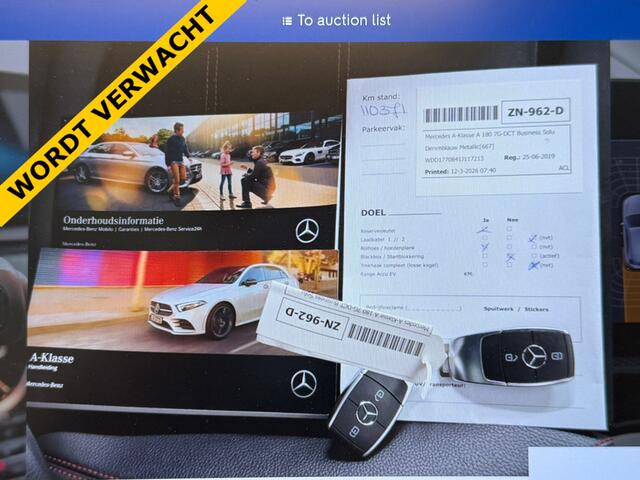 Mercedes-Benz A-KLASSE 180 AUT7 AMG LINE NIGHT PAKKET CAMERA NAVI